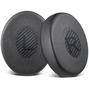 [미국배송] 보스 온이어 2(OE2/OE2I)/사운드링크/사운드트루 헤드폰용 소울윗 램스킨 교체 이어패드 고밀도 소음 차단 폼이 장착된 이어패드 쿠션 - 블랙