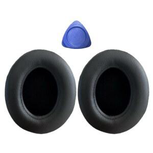 [미국배송] BEATS STUDIO 2 및 3 유선 무선 오버이어 헤드폰용 MBWIGF 교체 이어 패드 편안한 여분의 두꺼운 메모리 폼과 부드러운 가죽(블랙)을 갖춘 패드 쿠션