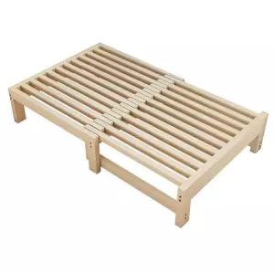 원목 평상 확장 사이드 프레임 침대연장 상세 보조 침대 매트리스 베드