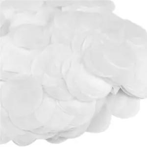 테이블 파티 및 축하를 위한 카이미 화이트 원형 티슈 종이 색종이 5000개 1인치 점