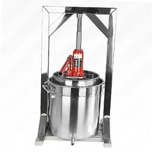 업소용 스텐 착즙기 대용량 채밀기 원액 꿀 수동 압착기 짜는 기계 프레스 즙짜는 유압