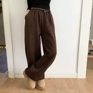 [다잇템] 여자 고무줄 혁대 보온 넓은 포근 빅사이즈 클래식 팬츠