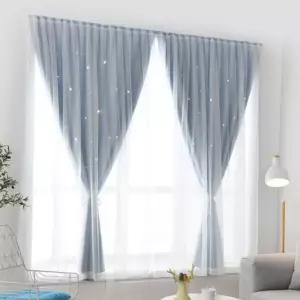 고품질 붙이는 펀칭 암막 무타공 커튼 블라인드 150X200 고급커튼 (WFJRCBV)