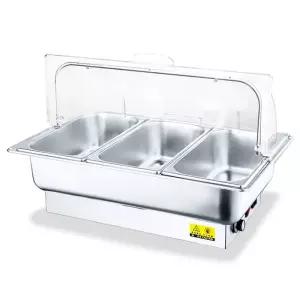 뷔페용 워머기 3구 반찬 보온 업소용 중탕기 호텔 전기