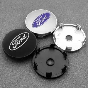 자동차휠캡 4개입 56mm 60mm 54mm 자동차 휠 센터 허브 캡 림 커버 스티커 포드 포커스 몬데오 엣지 에코스