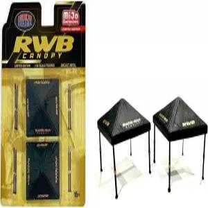 아메리칸 디오라마 RWB x 캐노피 세트 -1 64 (2개 세트) 메탈 AD-2418MJ 전체 1 다이캐스트 차량