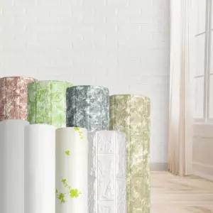 붙이는벽지 1+1 접착 보온 단열시트 3D 입체 폼블럭 벽지