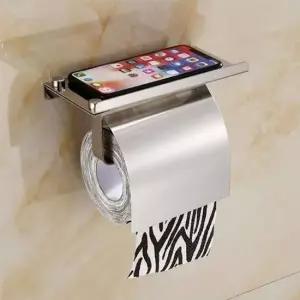 휴지걸이 모던바쓰 선반형 스텐 화장지걸이 욕실용품l