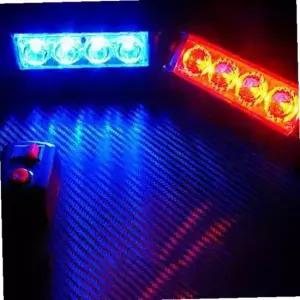 12V LED 경광등 스위치 싸이키 동시 교차 점멸 안전