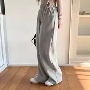 [하프클럽/]여자 고무줄 보온 FW 포근 넓은 팬츠