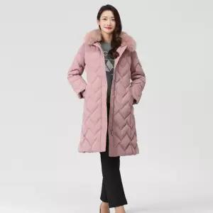 폭스퍼 자수퀼팅 롱 덕다운 11K82004 DG1119810