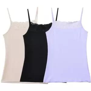 (뵈뵈)천연섬유 인견 쿨 레이스 끈나시 (WFK5VPD)