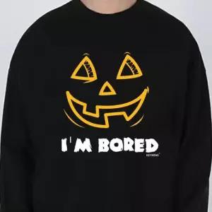 키밍 아임 보어드 티셔츠 할로윈 남자 여자 맨투맨 W4D5B3E