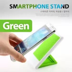 Coms 스마트폰 거치대 탁상용 접이식 Green W76AA97