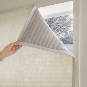 겨울 창문 방한 지퍼형 겨울방한 두껍게 단열용 시트 밀봉 거실 소형 지퍼식