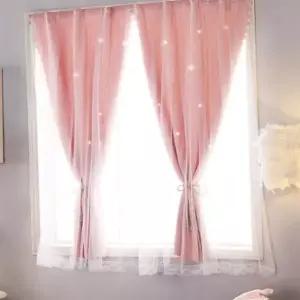 펀칭 암막 커튼 작은방 무타공 침실 별빛 암막 커튼 햇살 가리개 원룸 햇빛 소형 창문