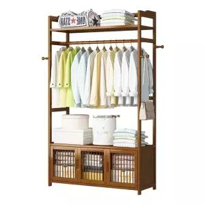 원목색 형 월넛 500옷장 도자기색 스탠드 원목 60장 틈새 옷걸 접이식