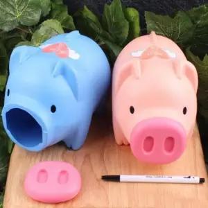 돼지 팬시 저금통 대2호(핑크)