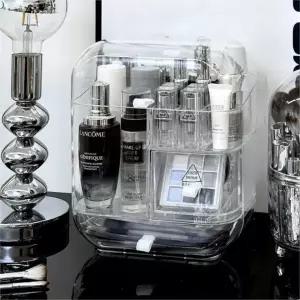 화장품 정리함 다용도 정리대 오거 책상 보관함 나이저 투명 메이크업