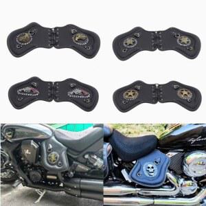 깃발 패드 닿지 엔진 다리 검은색은 열차단 마세요 배기관에 오토바이