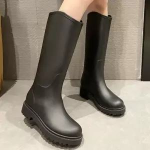 장화 여성 롱 종아리까지 비오는날 레인부츠 감싸주는 여성레인부츠 롱레인부츠 롱장화 롱부츠 장마부츠