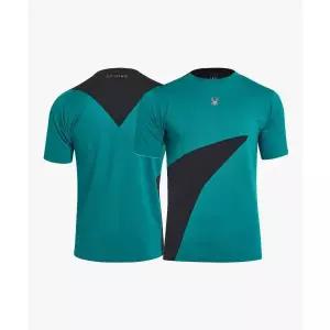 매장정품 스파이더 SPYDER 공용 풋볼 컬러 블록 반팔 티셔츠 SPIMCNRS211UDGN 188685