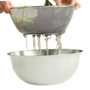 스텐 믹싱볼 컬러 채반 주방 조리도구 정리함