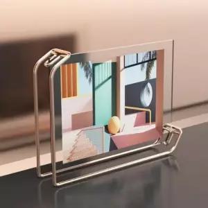 탁상액자 소 투명아크릴 프레임 액자틀 웨딩 가족사진 WE6CE5D