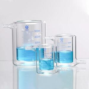 501000ml 실험실 유리 이중 재킷 비커 광촉매 반응기