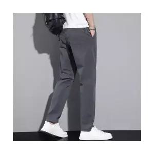 남성용 팬츠 캐주얼 슬림 스포츠 조거 소프트 루즈핏 롱팬츠 배기핏 연한 색상 긴 원픽5