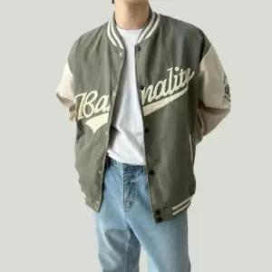 겨울옷 구 간절기 슬리브 점퍼 바시티 아우터 스타디움 자켓 (WFK9IEO)