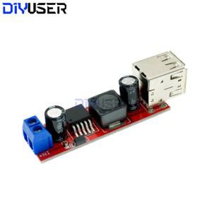 LM2596 40V 차량용 ARDUINO용 태양광 5V 충전기 컨버터 스텝다운 발전 USB 3A 모듈 듀얼