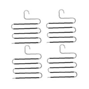 논슬립 머플러걸이 수건걸이 넥타이걸이 행거 스카프걸이 4P다용도