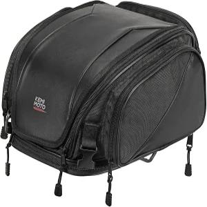 케미모토 모터사이클 테일백 18-22L 확장형 시시 바 러기지 시트 여행용 리어 랙 백 방수 다울 스포츠 스타