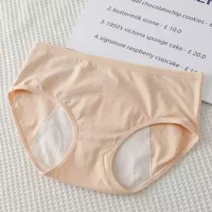 [하프클럽/]여성팬티 위생팬티 학생 생리 속옷 샘방지 면팬티