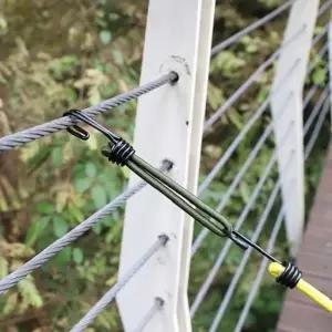 캠핑 스트레치코드 텐트 타프 탄성 로프 끈 고리 스트레치코드 카키 (WFKAEX4)