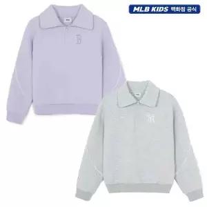 갤러리아 (MTA01)MLB키즈 여아 애슬레져 반집업 맨투맨(7FMTA0161)