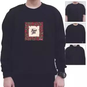 키밍 맨투맨 후드티 Thank you 공용 베이직 WAE3655