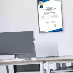 상장 액자 a3 사진 인화 벽걸이형 형 졸업장 거실 WFIKRUV