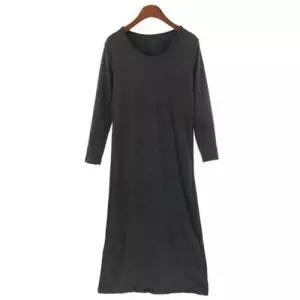 LEA-B184 3색 왕스판 롱원피스 W9A9C46