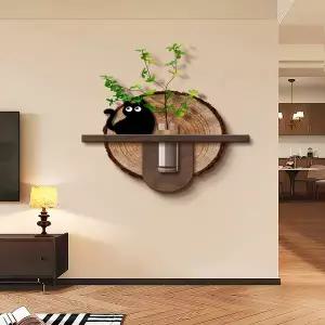 감성 인테리어 액자 빈티지 화분 디자인 꽃병 포인터 스타일 TV 배경 벽 장식 그림 고급 수경 재배 식물 거