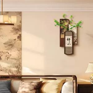 감성 인테리어 액자 빈티지 화분 디자인 꽃병 포인터 2025년 신형 풍 수직 벽걸이 서랍장 녹색 식물 포함 -