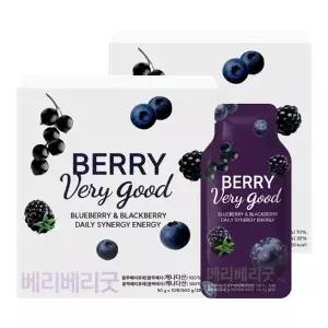 베리베리굿 켈리베리 유기농 블랙베리+블루베리 50gX10포X2박스