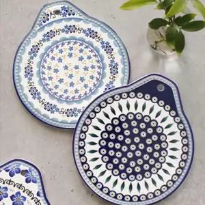 답례품 받침대 패턴 냄비 소품 주방 냄비받침 예쁜도자기
