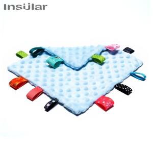 무라식 2525cm 아기 진정 수건   물티슈 담요 아기를 귀여운 만화 플러시 장난감