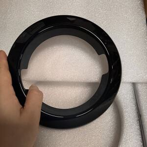 루보식 블랙 자동차 그릴 메쉬 장식 스티커 볼보 XC60 V60 V90 S60 S90 전면 액세서리 수정 부품 1 세트