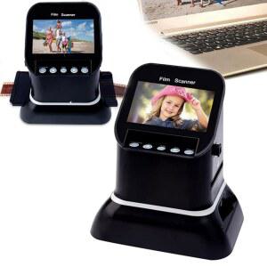 슬라이드 앤 네거티브를 4 3인치 디스플레이를 갖춘 디지털 22MP 필름 스캐너로 변환 - 35mm, 120mm, 126, 127, 135개 스트립 HD 네거티브 및 스캐너용