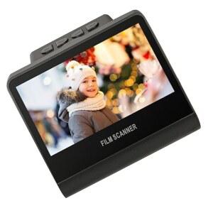 22MP 디지털 필름 스캐너, 5인치 LCD 화면, 16GB 메모리, 35mm, 110, 126개의 슬라이드 및 네거티브를 사진으로 변환하는 스캐너