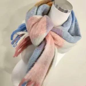 [하프클럽/]겨울 두툼 머플러 숄 목도리 빅사이즈 포근 방한 케이프 롱