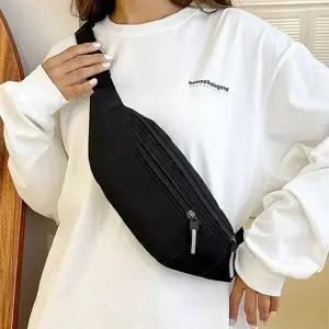 [하프클럽/]크로스 힙색 등산용 가벼운 허리 가방 스포츠 러닝